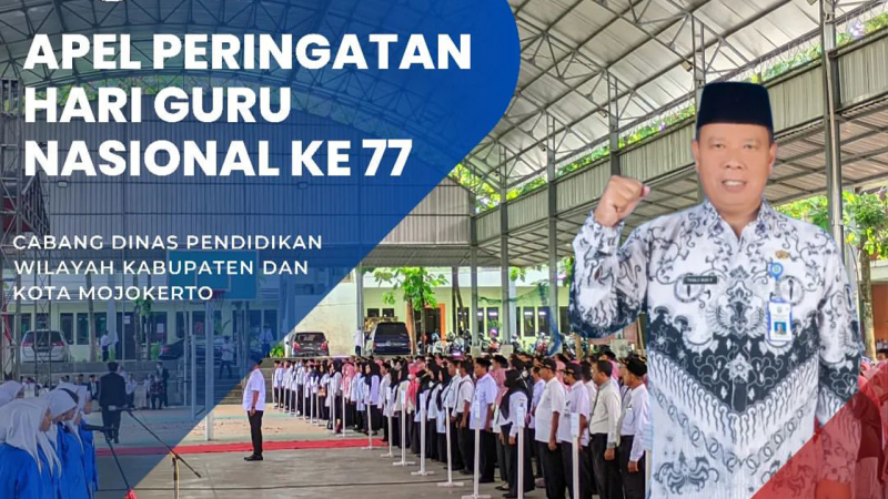 Apel Peringatan Hari Guru Nasional ke 77 Tahun 2022