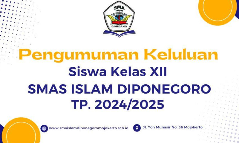 Pengumuman Kelulusan Kelas XII TP. 2024/2025